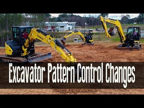 yanmar mini excavator control switch|yanmar excavators pattern control.